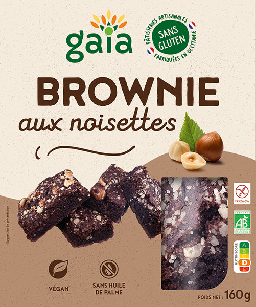 Gaia -- Brownie aux noisettes - 160 g