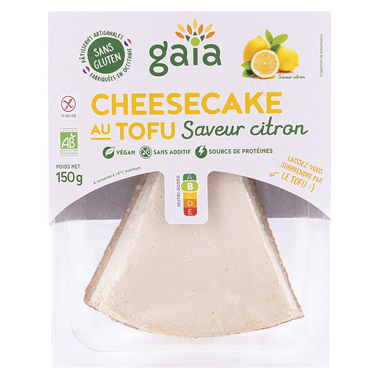 Gaia -- Cheesecake au tofu saveur citron - 150 g