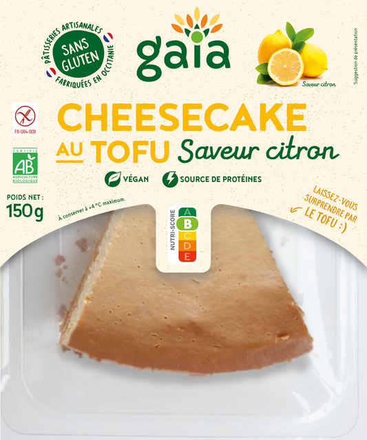 Gaia -- Cheesecake au tofu saveur citron - 150 g