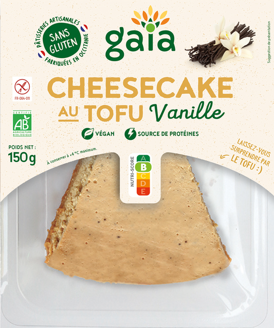 Gaia -- Cheesecake au tofu vanille - 150 g