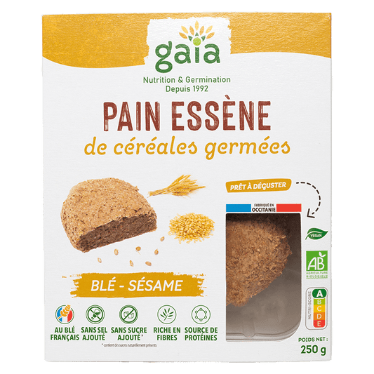 Gaia -- Pain essène de céréales germées blé & sésame - 250 g
