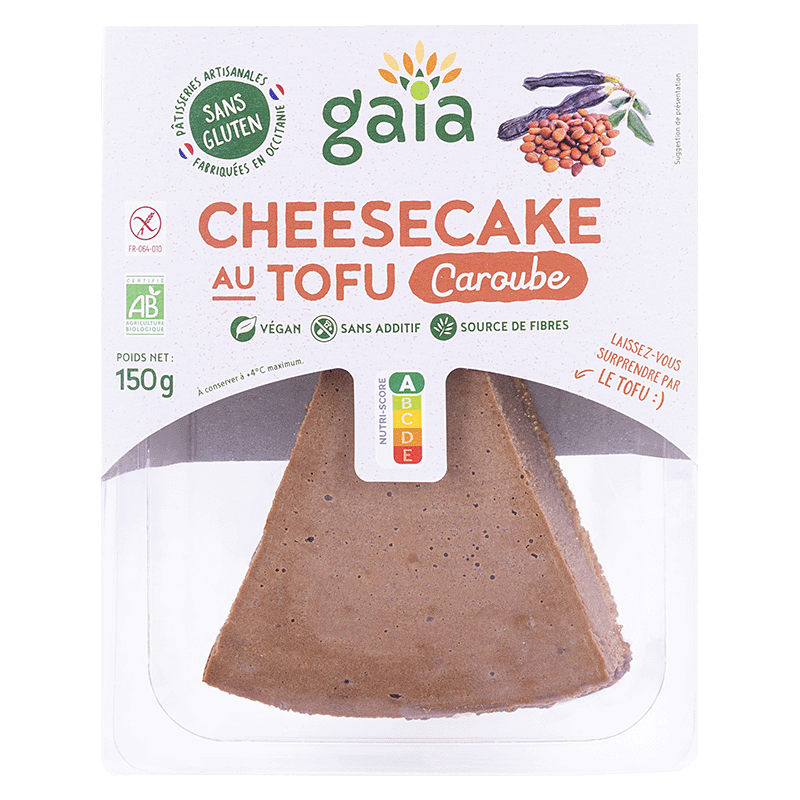 Gaia -- Cheesecake au tofu caroube - 150 g