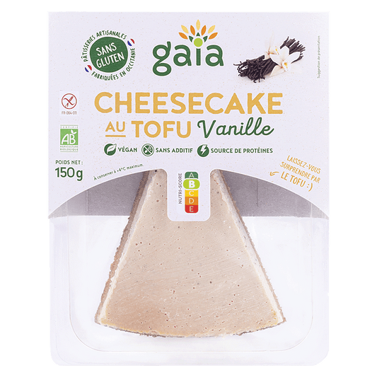 Gaia -- Cheesecake au tofu vanille - 150 g